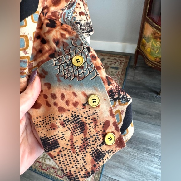 Camille La Vie Multicolor Animal Print Blazer - Picture 5 of 9